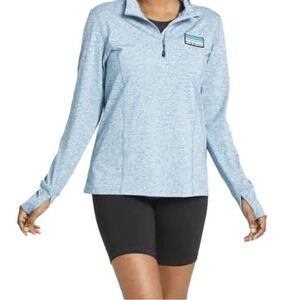 Women's Life Is Good  Blue athletic Quarter-Zip Top in medium